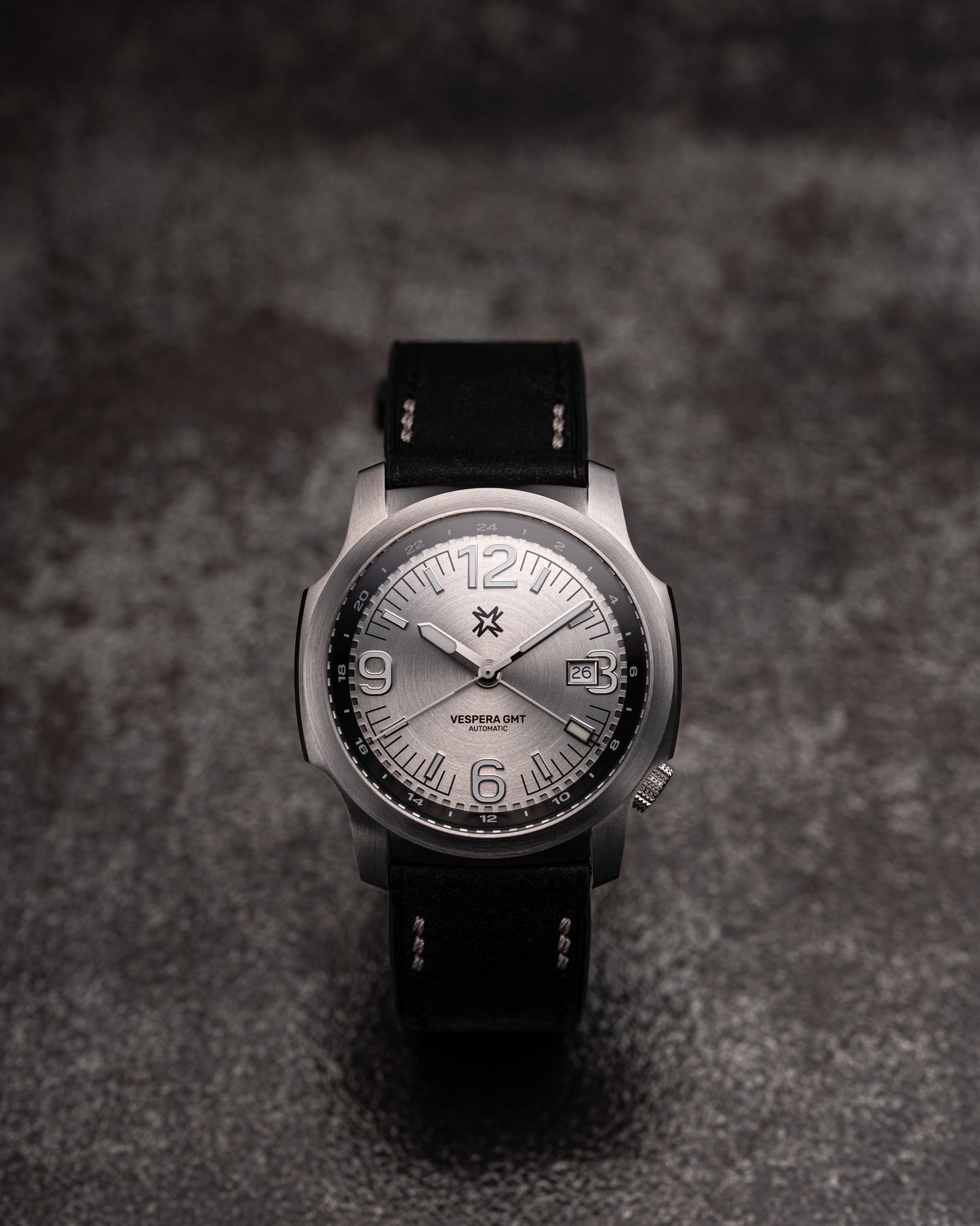 Vespera GMT Srebrna